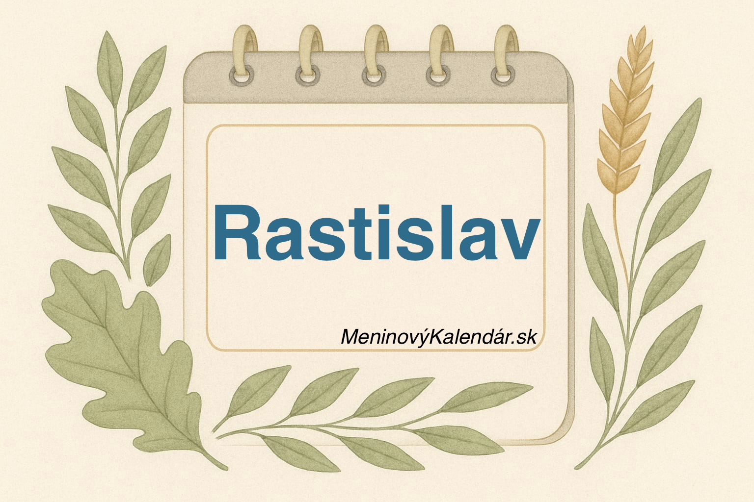 🎉 Kedy má meniny Rastislav?