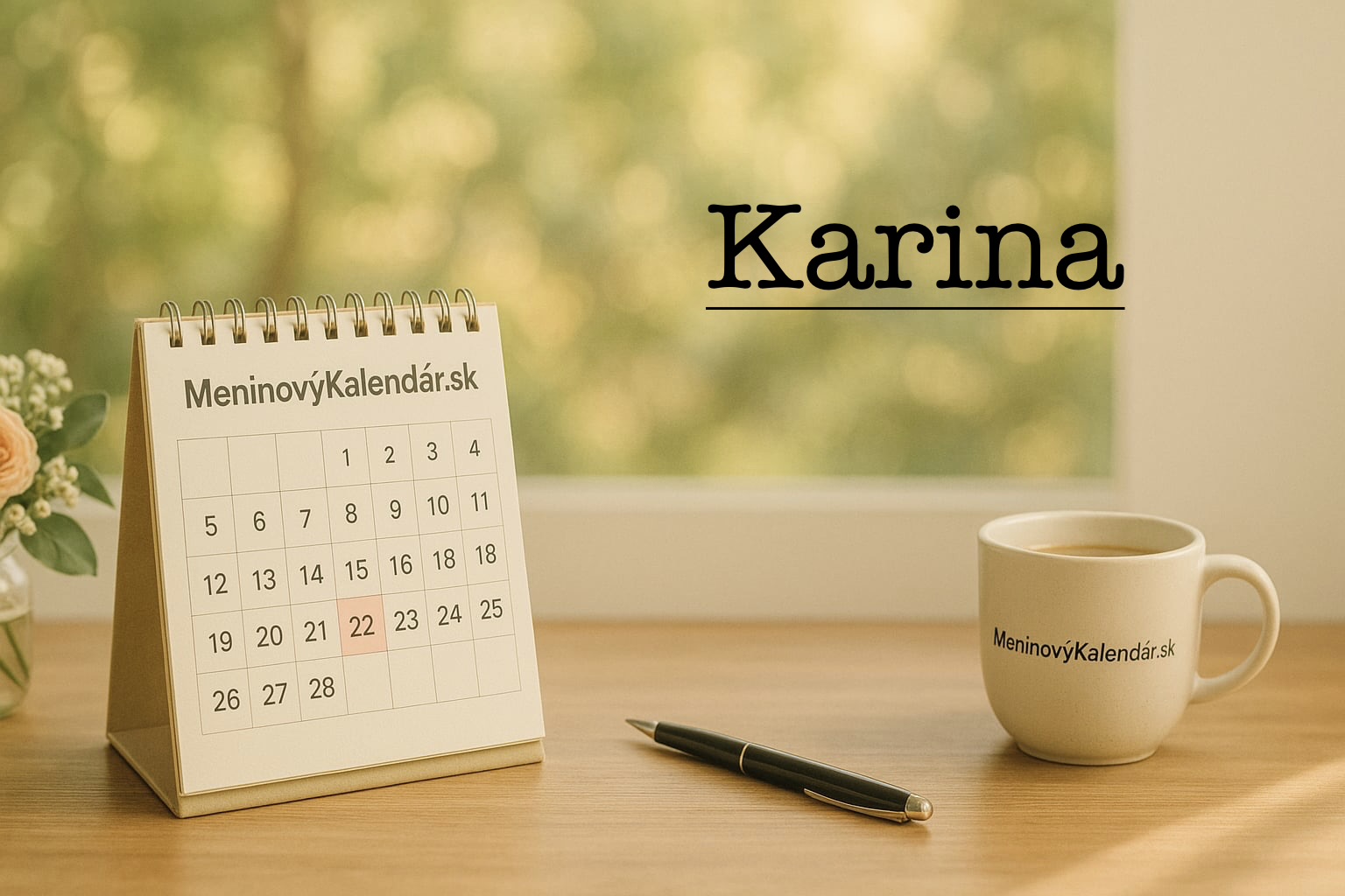 Karina (2. január) – meniny, pôvod, história a význam mena