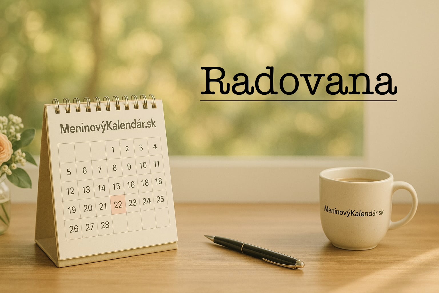Radovana (14. január) – meniny, pôvod, história a význam mena