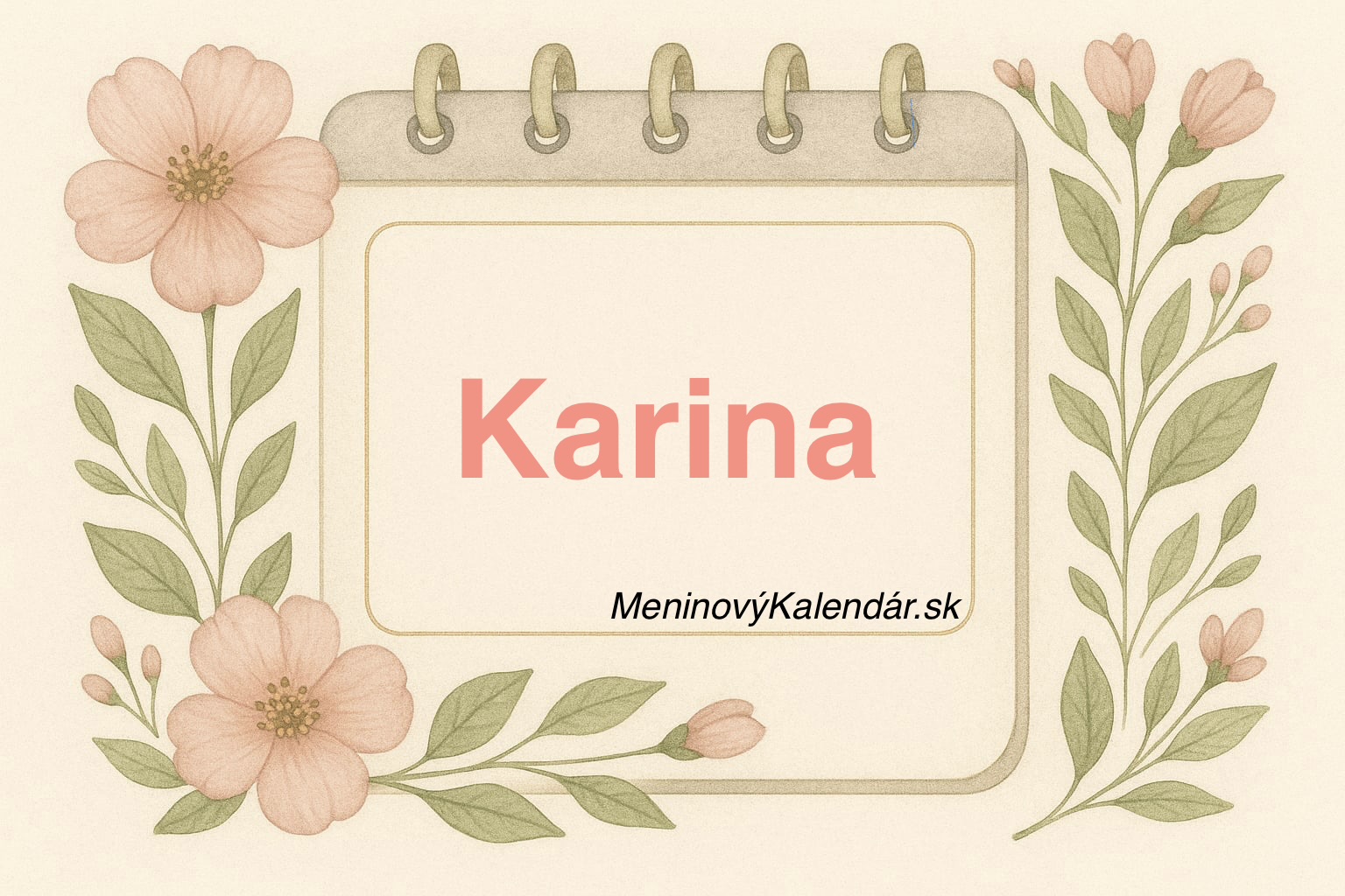 🌸 Kedy má meniny Karina?