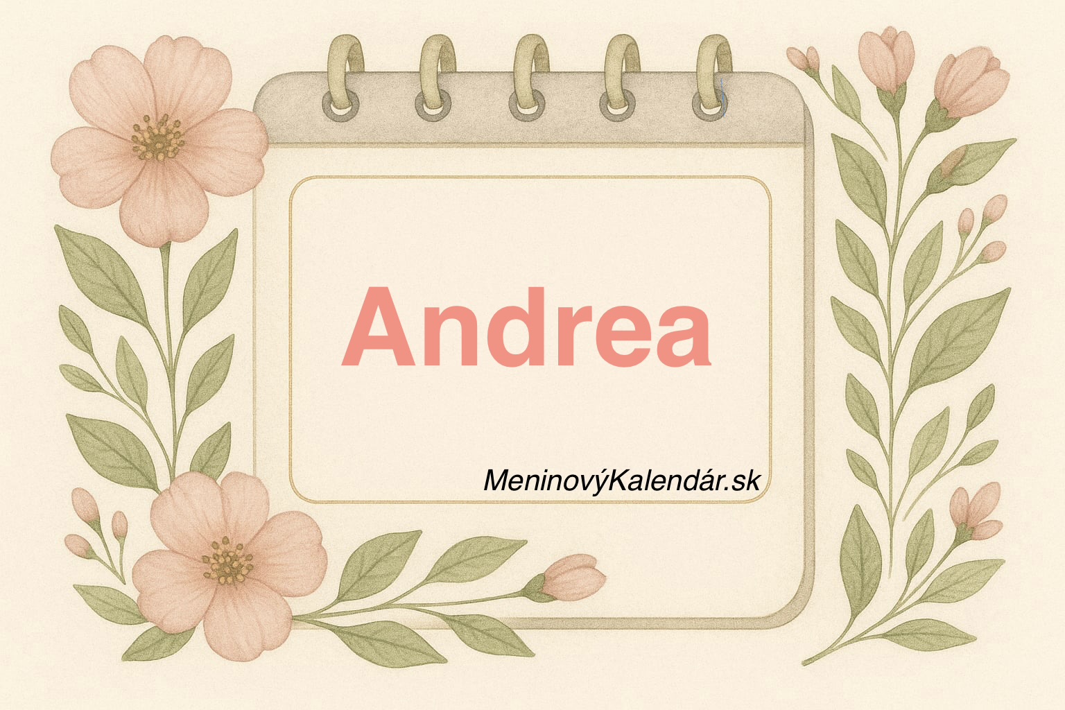 🎉 Kedy má meniny Andrea?