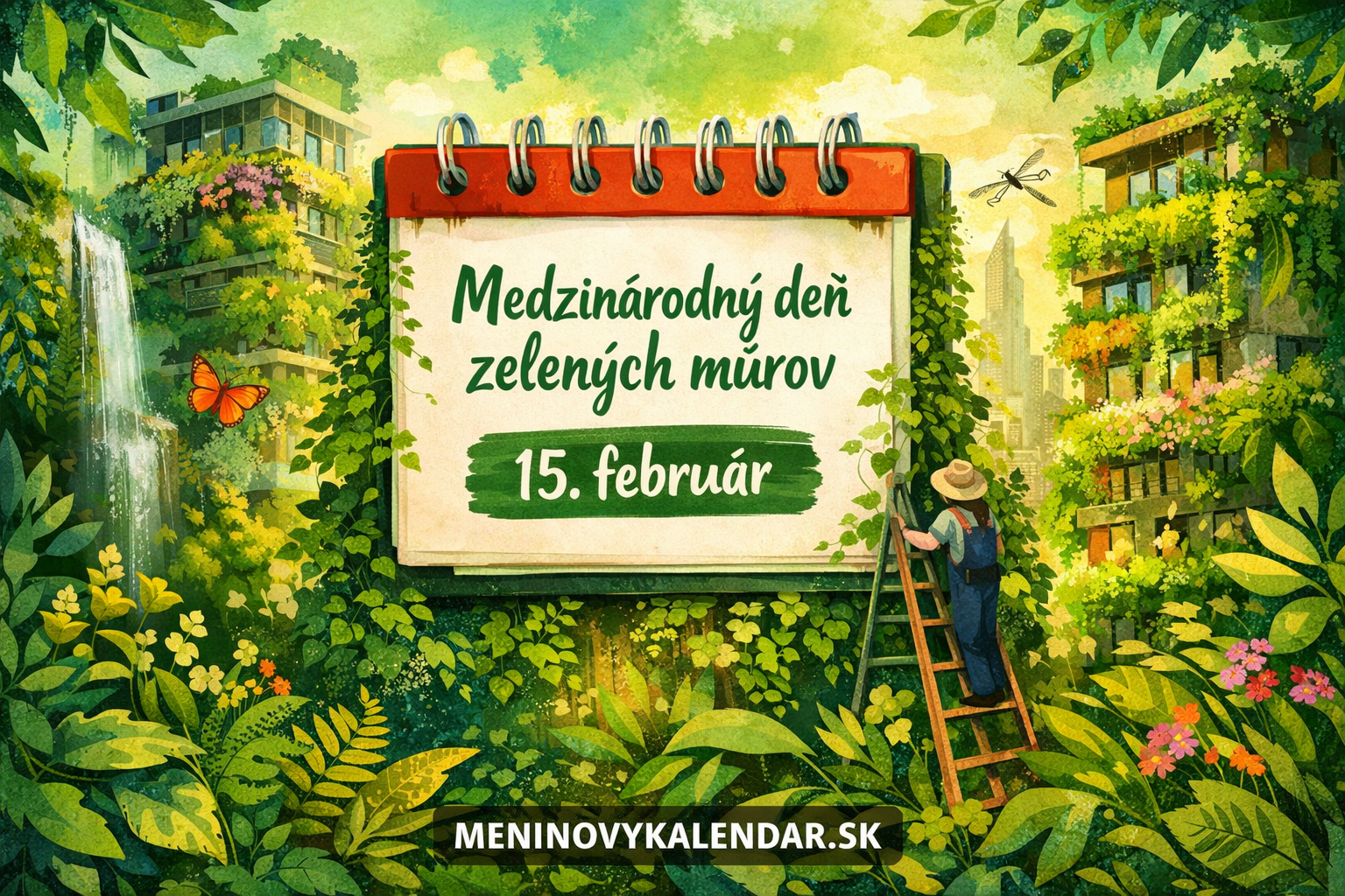Medzinárodný deň zelených múrov: Keď betónová džungľa začína dýchať 🌿🏢✨ (15. február)