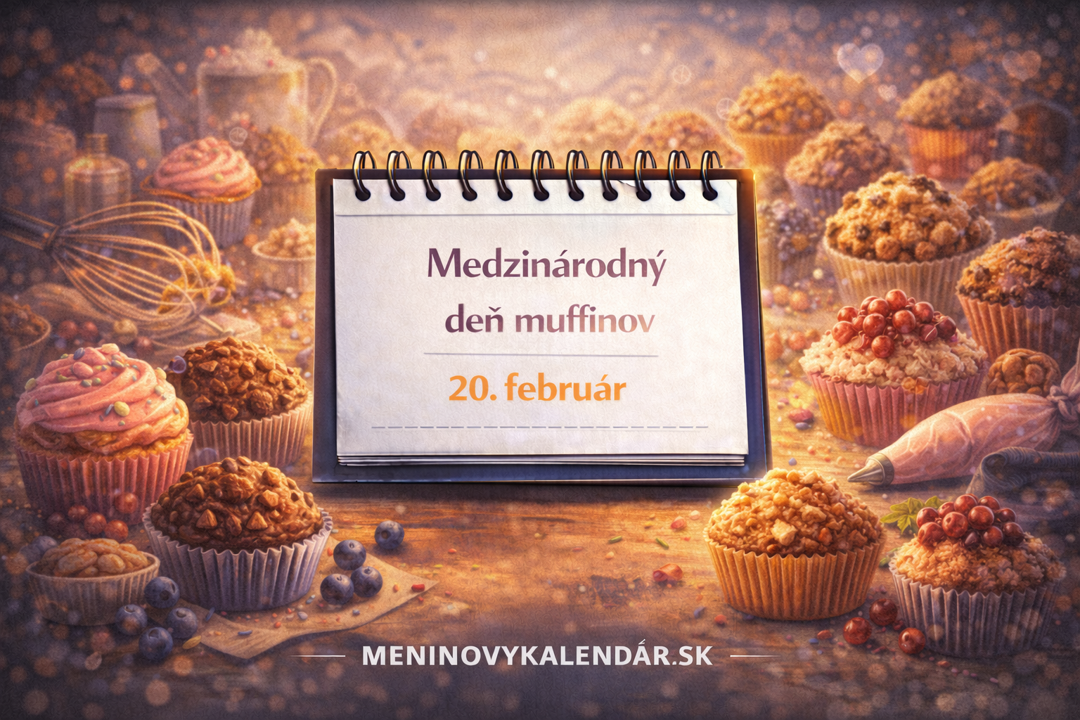Medzinárodný deň muffinov: Oslava najobľúbenejšieho raňajkového dezertu sveta 🧁✨ (20. február)