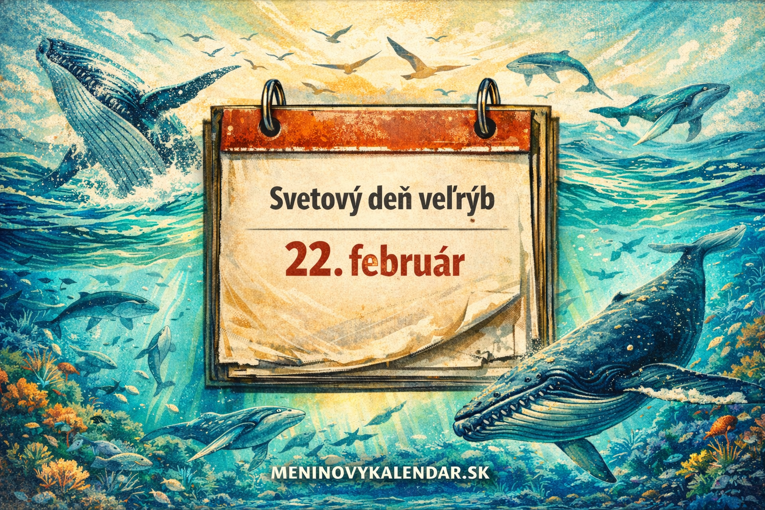 Svetový deň veľrýb: Oslava gigantov, ktorí držia naše oceány pri živote 🐋 (22. február)