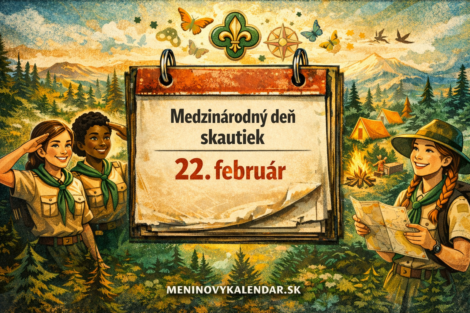 Medzinárodný deň skautiek: Sila sesterstva, ktorá mení svet k lepšiemu ⚜️👧🌍 (22. február)