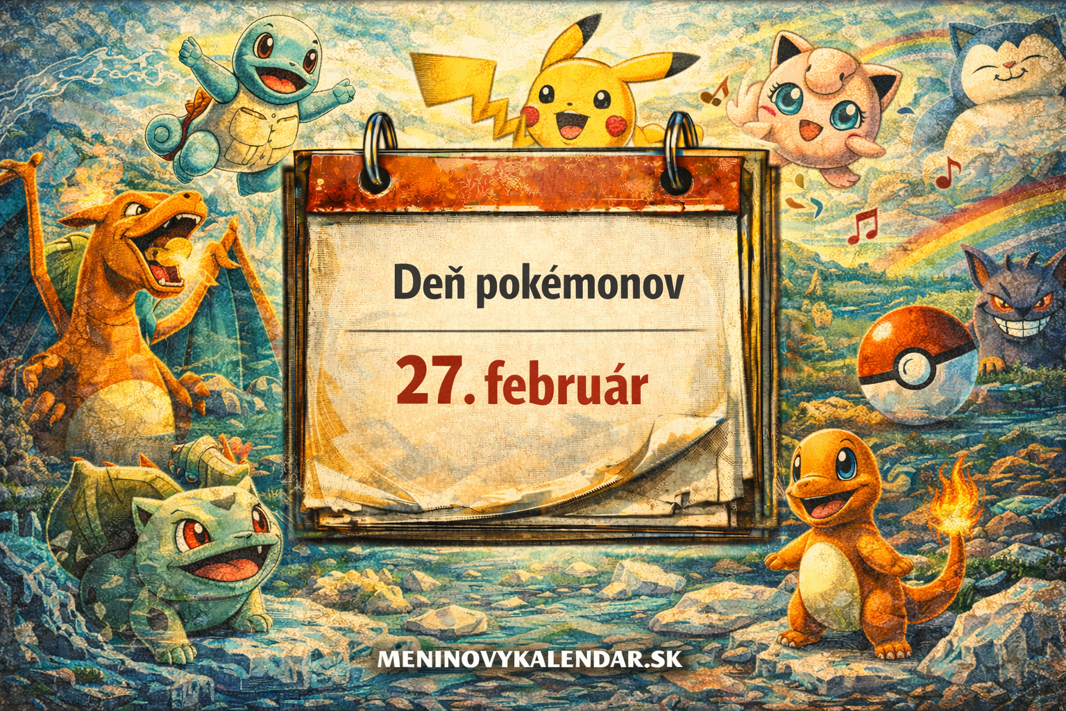 Deň Pokémonov: Oslava fenoménu, ktorý naučil svet „chytiť ich všetkých“ ⚡🐭🔴 (27. február)