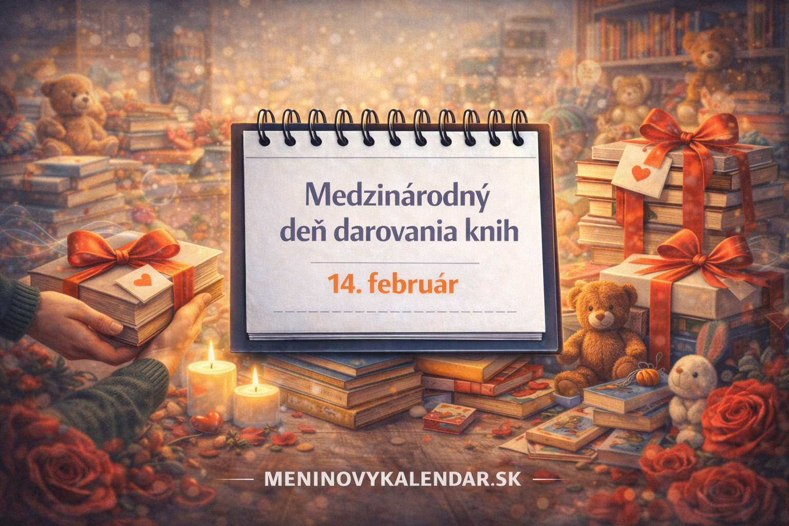 Medzinárodný deň darovania kníh 📚❤️ (14. február)