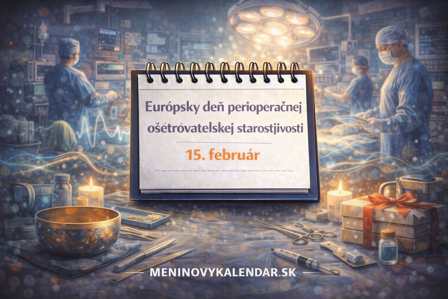 Európsky deň perioperačnej ošetrovateľskej starostlivosti sestier 🏥 (15. február)