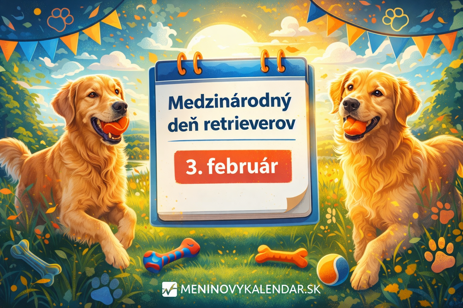 Medzinárodný deň retrieverov: Oslava najlepšieho priateľa s najväčším srdcom 🐕❤️ (3. február)