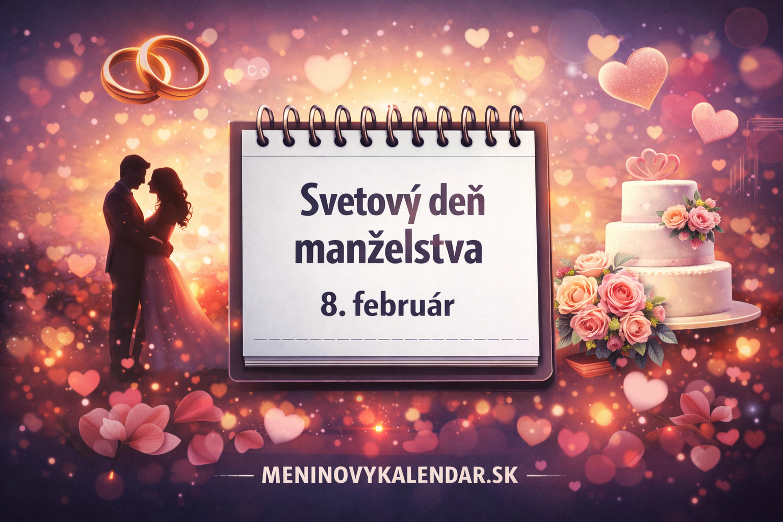 Svetový deň manželstva: Oslava lásky, vernosti a spoločného kráčania životom 💍❤️ (8. február)