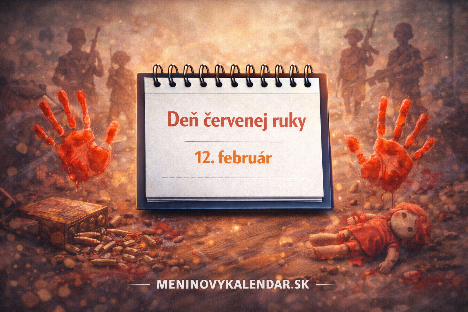 Deň červenej ruky: Svetové volanie po zastavení verbovania detských vojakov ✋🔴🌍 (12. február)