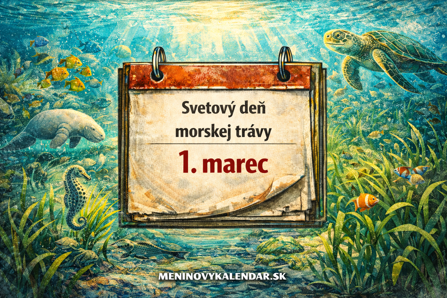 Svetový deň morskej trávy: Nenápadný superhrdina našich oceánov 🌊🌱🐢 (1. marec)