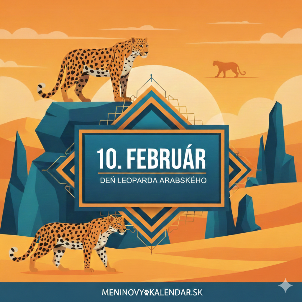 Medzinárodný deň leoparda arabského: Posledná šanca pre ducha púšte 🐆🏜️ (10. február)