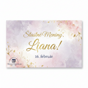 <img src="cesta-k-obrazku.jpg" alt="Elegantné blahoželanie k meninám pre Lianu na 16. február s kvetinovým akvarelovým pozadím a logom MeninovýKalendár.sk" title="Blahoželanie pre Lianu"> 