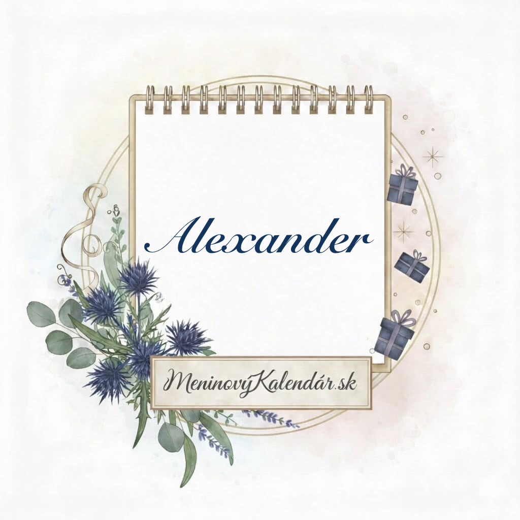 Kedy má meniny Alexander? 🏛️