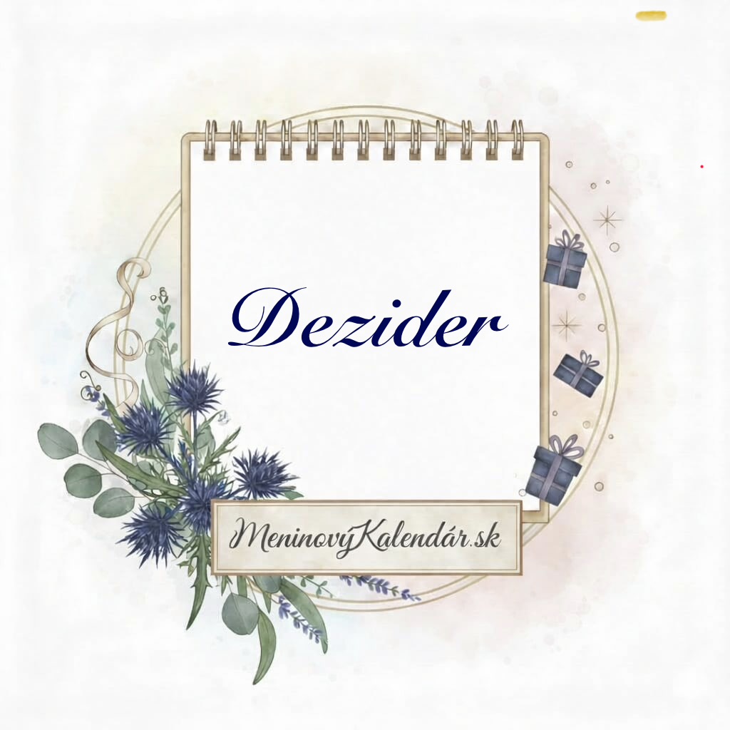 Kedy má meniny Dezider? ✨