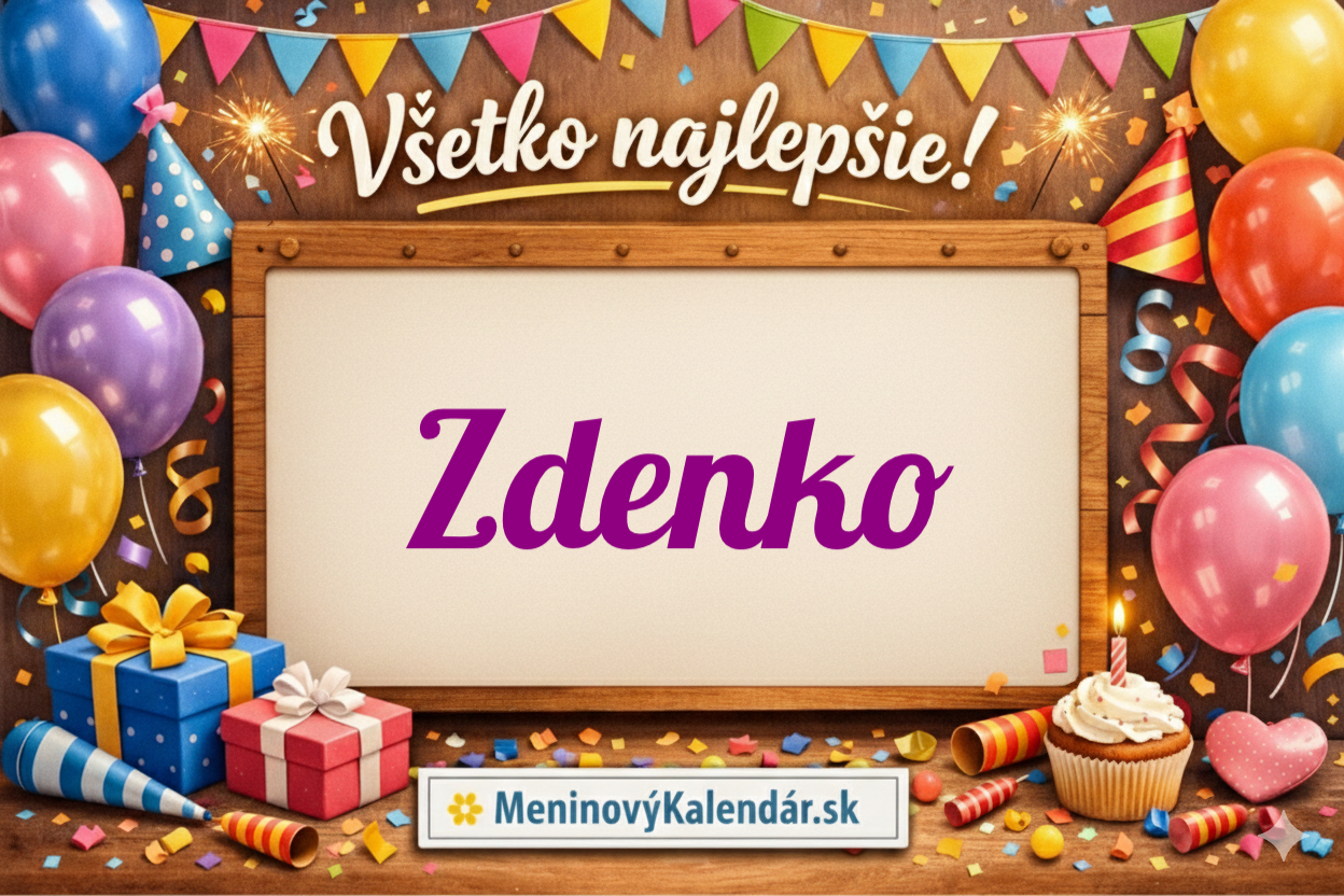 Všetko najlepšie, Zdenko! 65 originálnych prianí k meninám, veľký sprievodca etiketou a tipy na darčeky 🎁🍻
