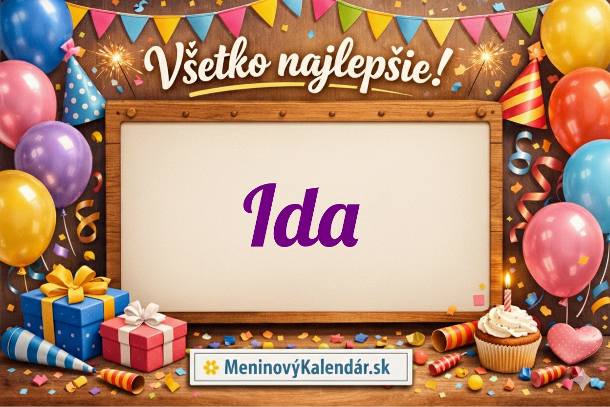 Všetko najlepšie, Ida! 🌸 65 najkrajších prianí k meninám