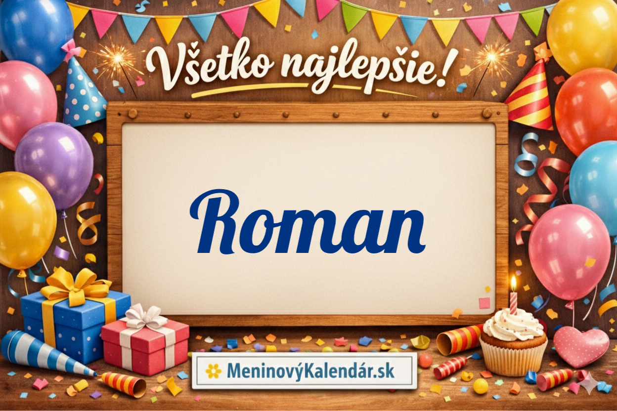 Všetko najlepšie k meninám, Roman! 🥂 65 originálnych prianí, význam mena a tipy na darčeky, ktoré potešia každého chlapa ✨