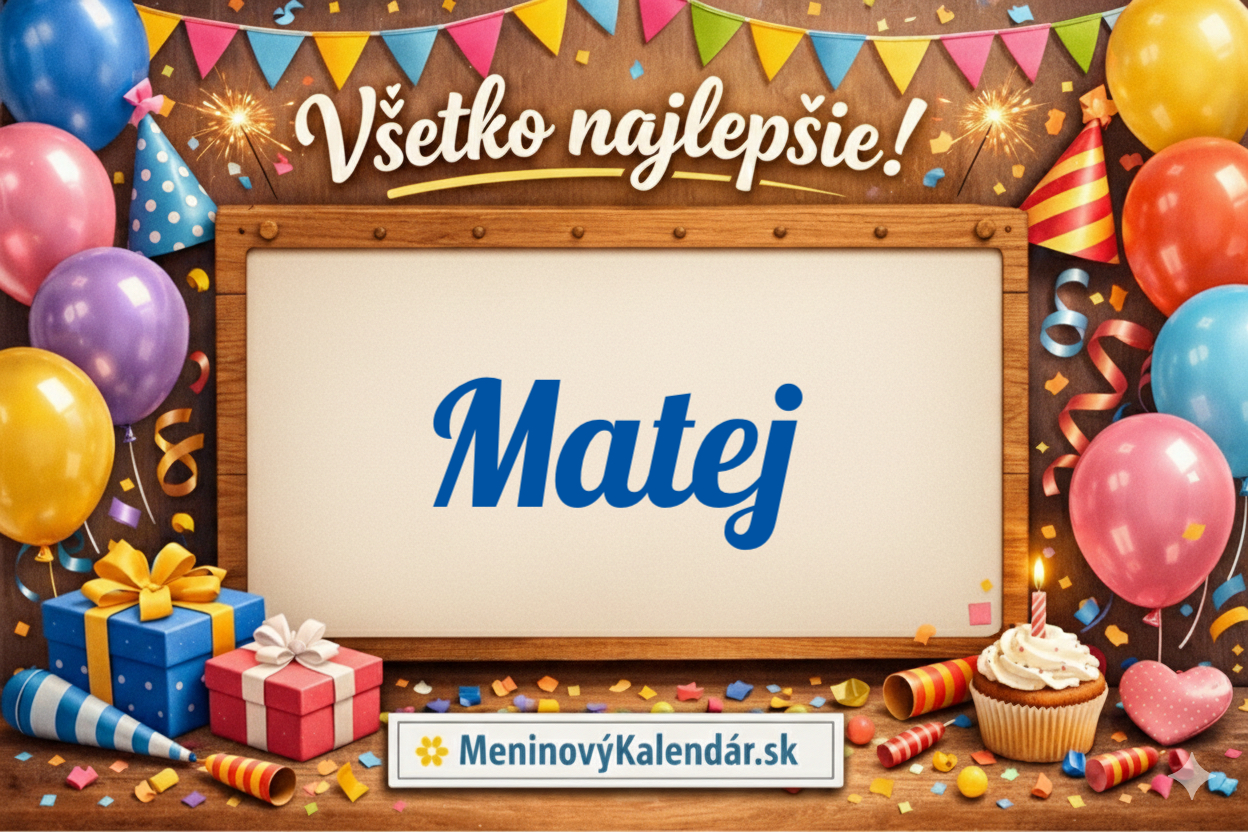 Všetko najlepšie k meninám, Matej! 🥂 65 najkrajších prianí, hlboký význam mena a tipy na darčeky, ktoré ohúria ✨