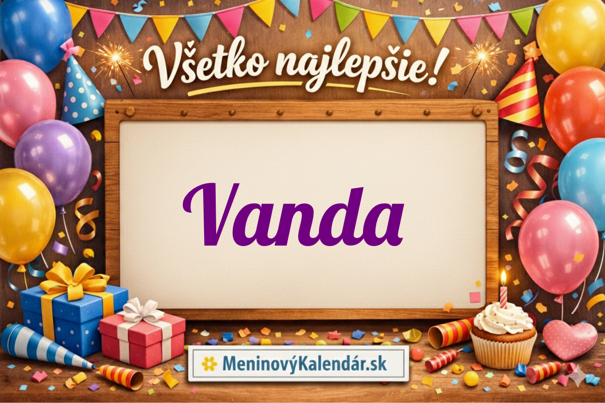 Všetko najlepšie, Vanda! 65 najkrajších prianí k meninám 🌸✨
