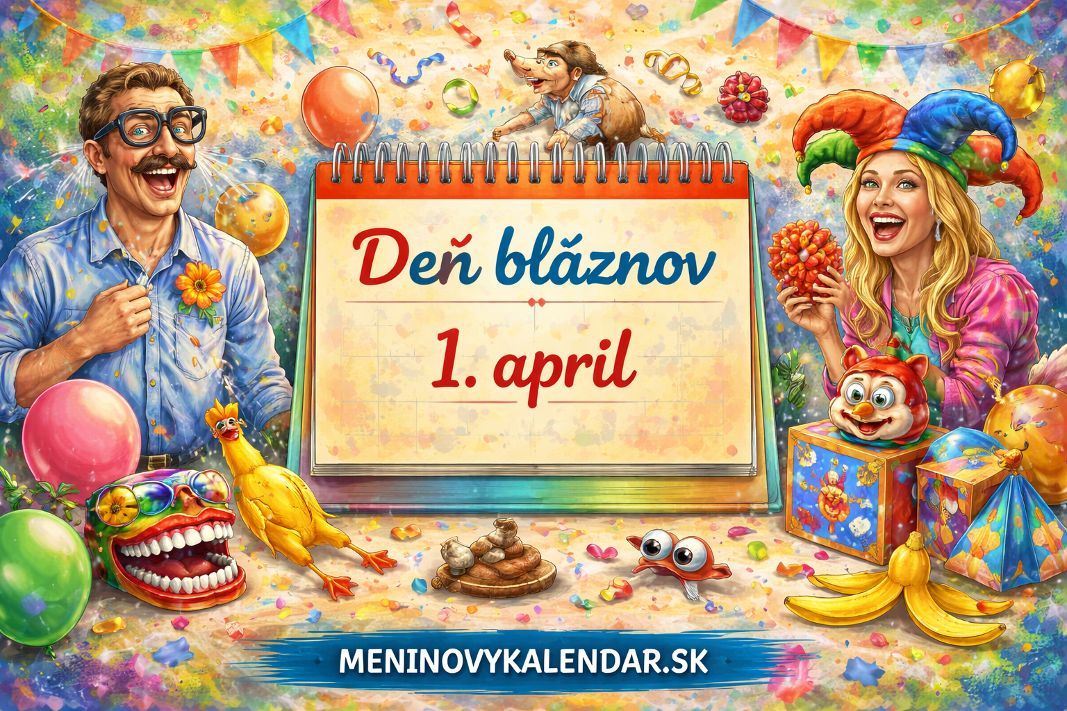 Deň bláznov: Magický 1. apríl, kedy humor víťazí nad logikou 🤡🃏✨