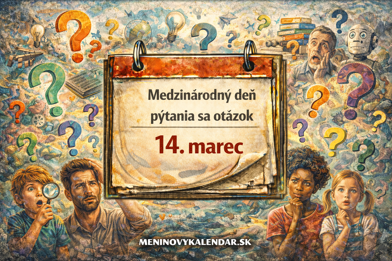 Medzinárodný deň pýtania sa otázok: Cesta k múdrosti vedie cez „Prečo?“ ❓🤔✨ (14. marec)