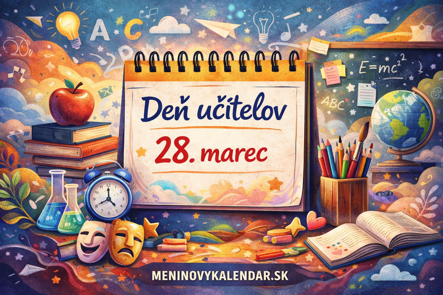 Deň učiteľov: Oslava svetla poznania a odkazu Jana Amosa Komenského 🍎📚✨ (28. marec)
