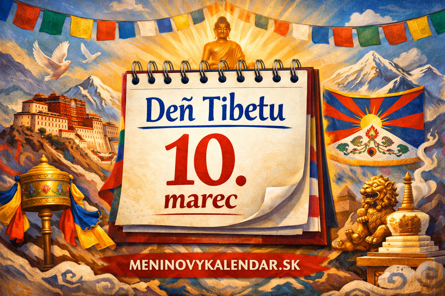 Deň Tibetu: Príbeh o nezlomnosti ducha pod vrcholmi Himalájí 🏔️🏮🙏 (10. marec)