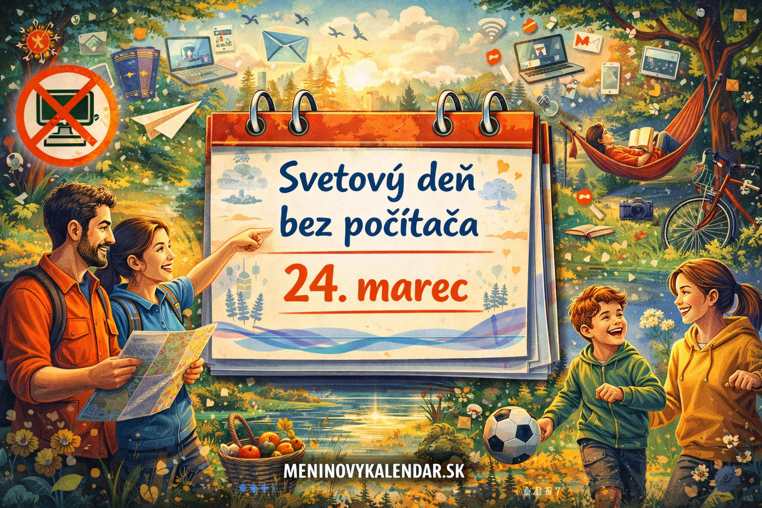 Svetový deň bez počítača: Keď vypnutie obrazovky znamená zapnutie života 🔌🌳✨ (24. marec)