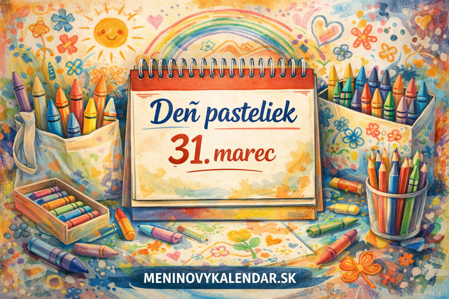Deň pasteliek: Oslava farieb, ktoré vdychujú život našim snom 🖍️🌈✨ (31. marec)
