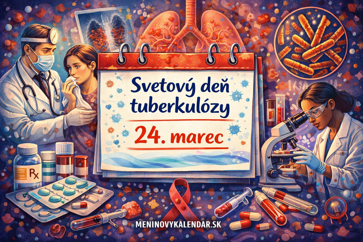 Svetový deň tuberkulózy: Prečo svet stále bojuje s „tichým zabijakom“? 🦠🌡️🔬 (24. marec)