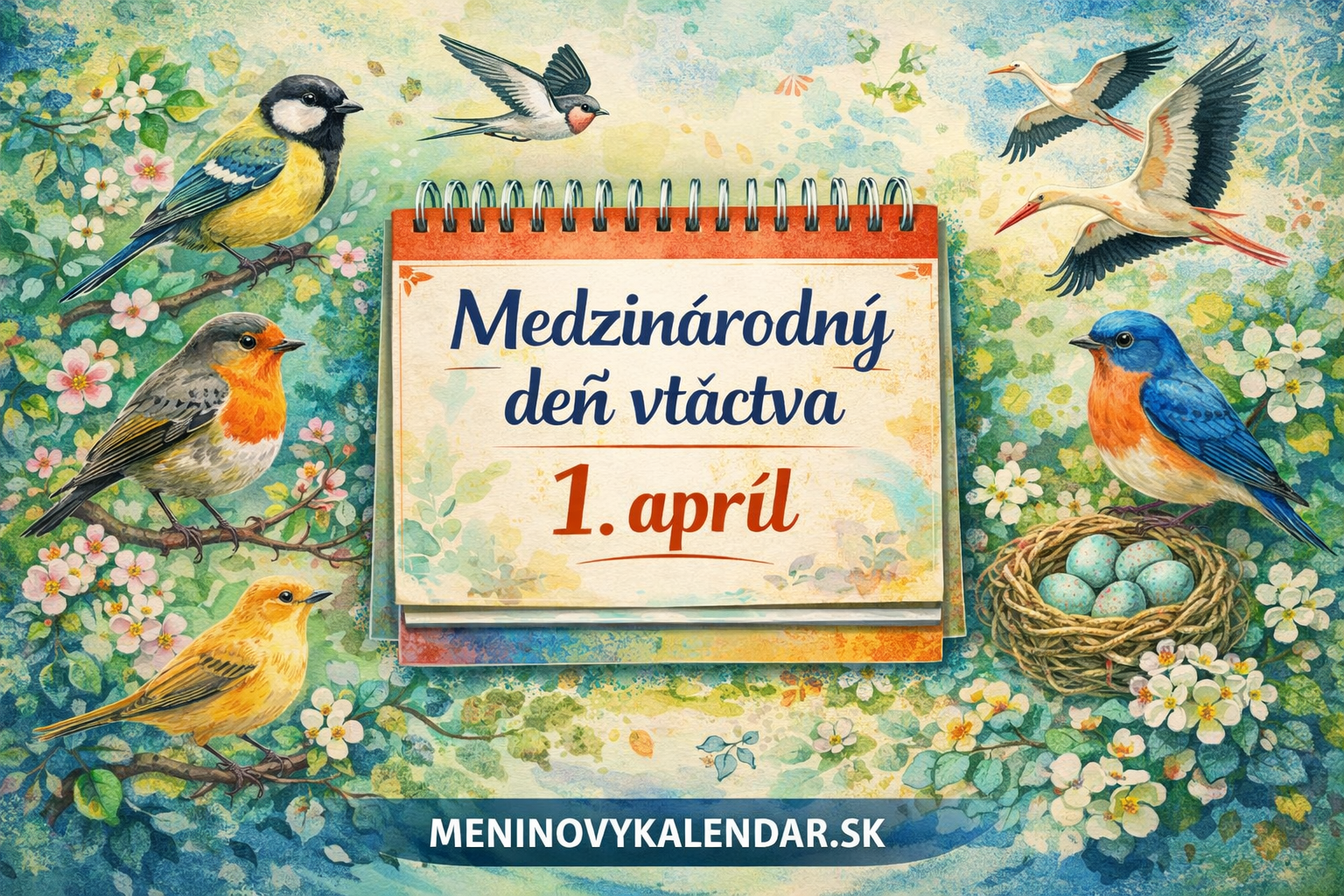 Medzinárodný deň vtáctva: Keď obloha ožíva tisíckami príbehov 🦢🌳✨ (1. apríl)