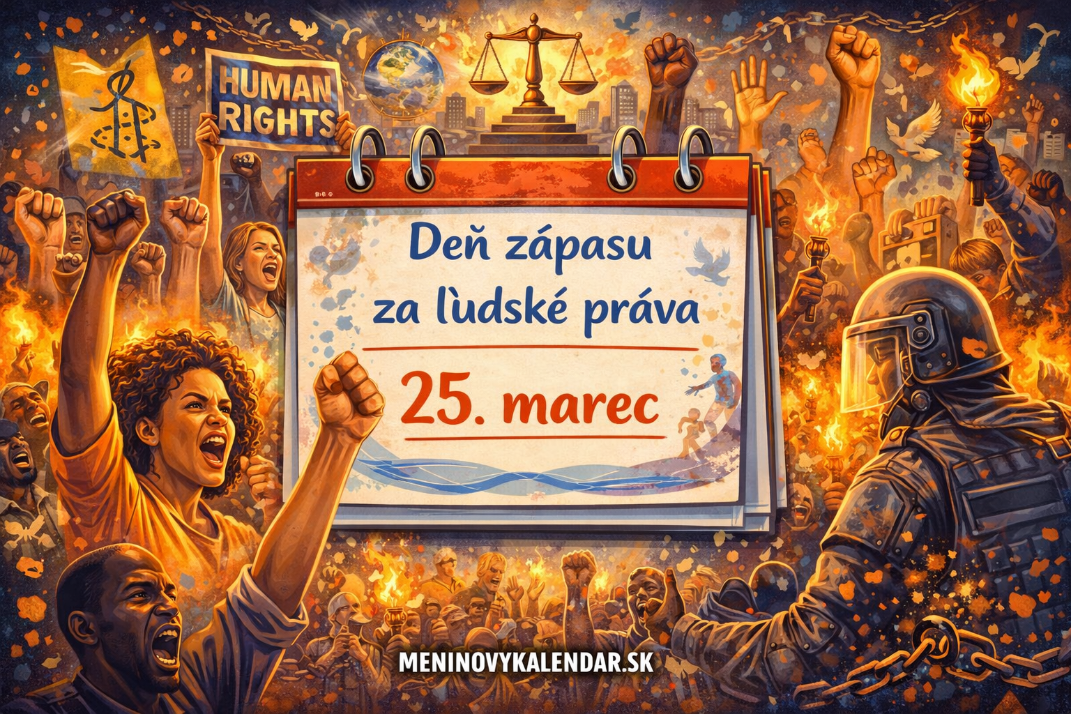 Deň zápasu za ľudské práva: Sila pravdy proti moci nespravodlivosti 🕯️✊🌍 (25. marec)