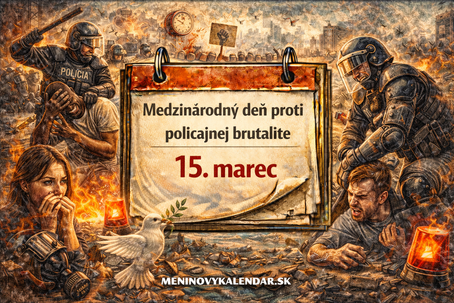 Medzinárodný deň proti policajnej brutalite: Keď zákon prekračuje vlastné hranice ⚖️👮♂️🚫 (15. marec)
