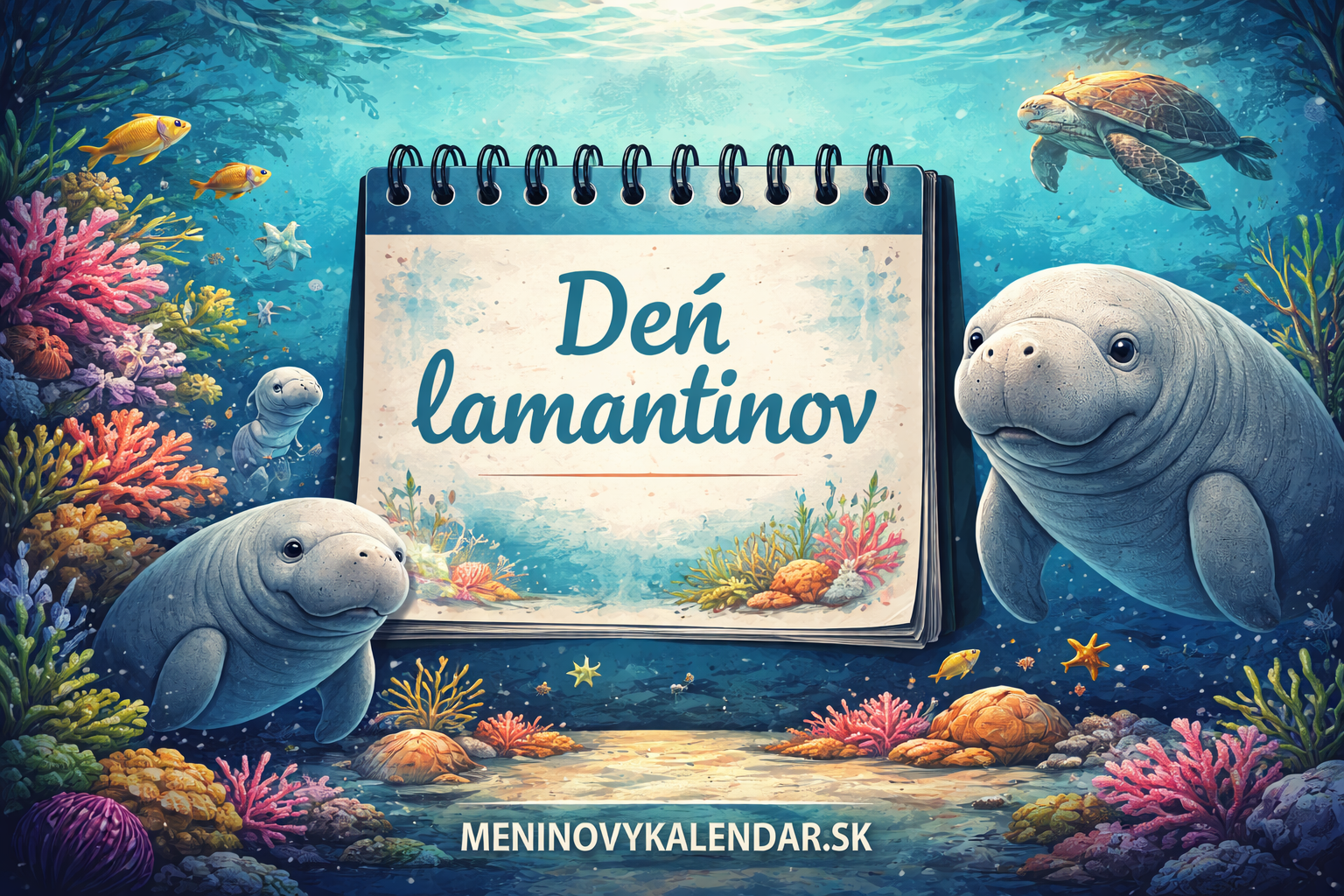 Deň lamantínov 🌊🧜‍♀️✨ – posledná marcová streda (25. marec 2026)
