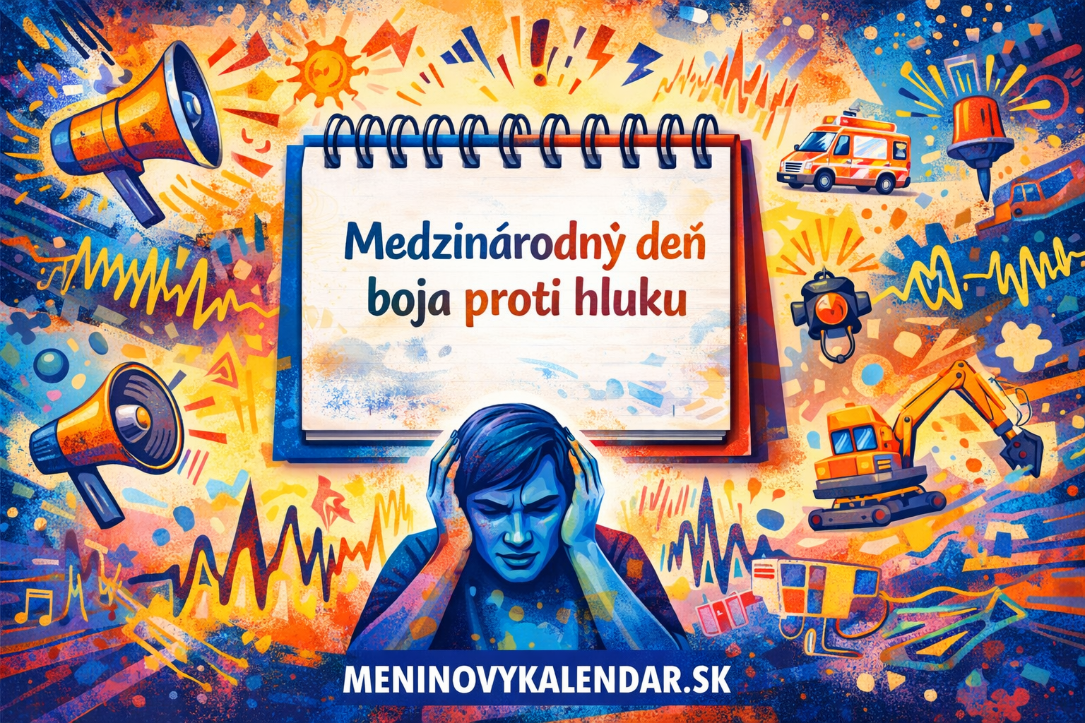 Medzinárodný deň boja proti hluku 🤫🍃🏙️ – posledná aprílová streda (29. apríl 2026)
