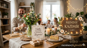 <img src="cesta-k-vasmu-obrazku.jpg" alt="Štýlové blahoželanie k meninám pre Kazimíra, 4. marec. Sviatočne prestretý stôl s kyticou tulipánov, darčekom a nápisom Všetko najlepšie k meninám na pozadí rodinnej oslavy s logom meninovýKalendár.sk" width="100%" height="auto">