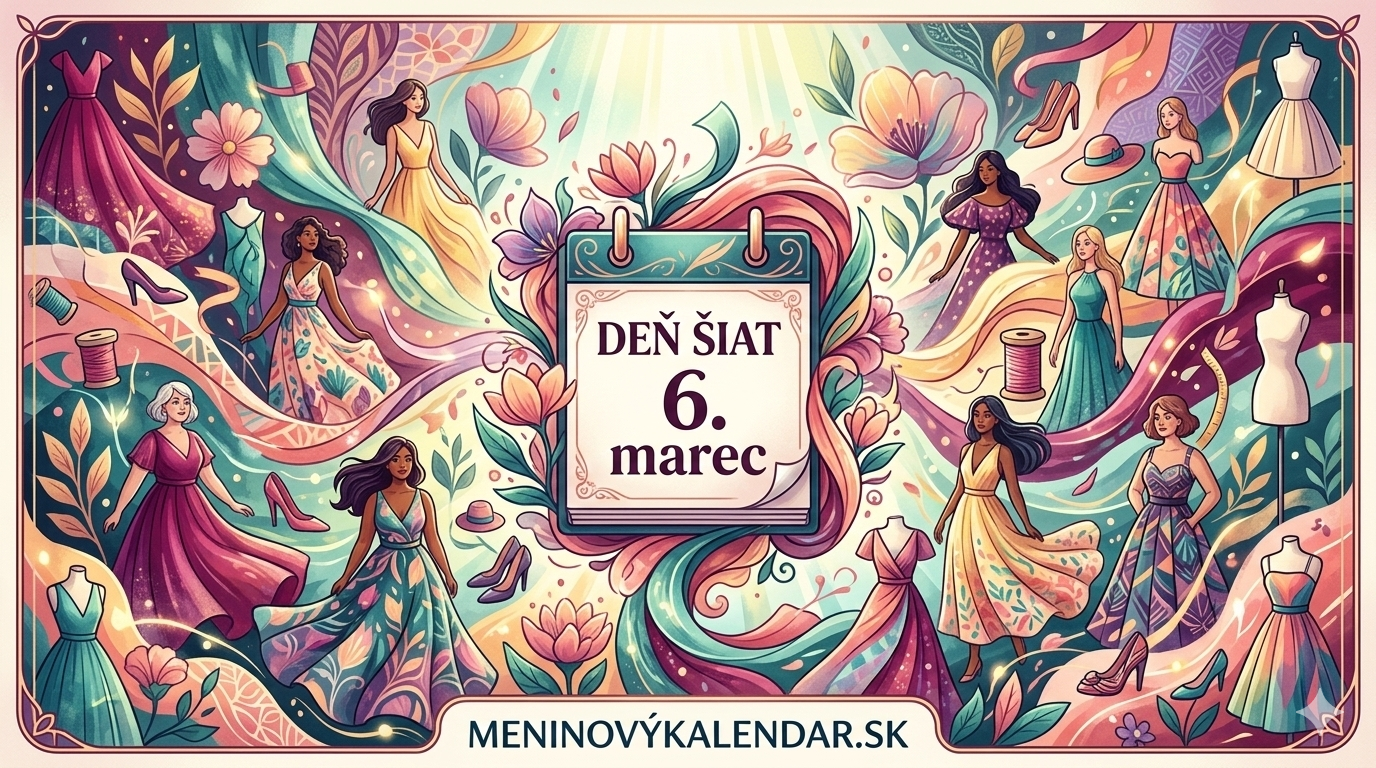 Deň šiat: Oslava odevu, ktorý mení náladu aj históriu 👗✨🌸 (6. marec)