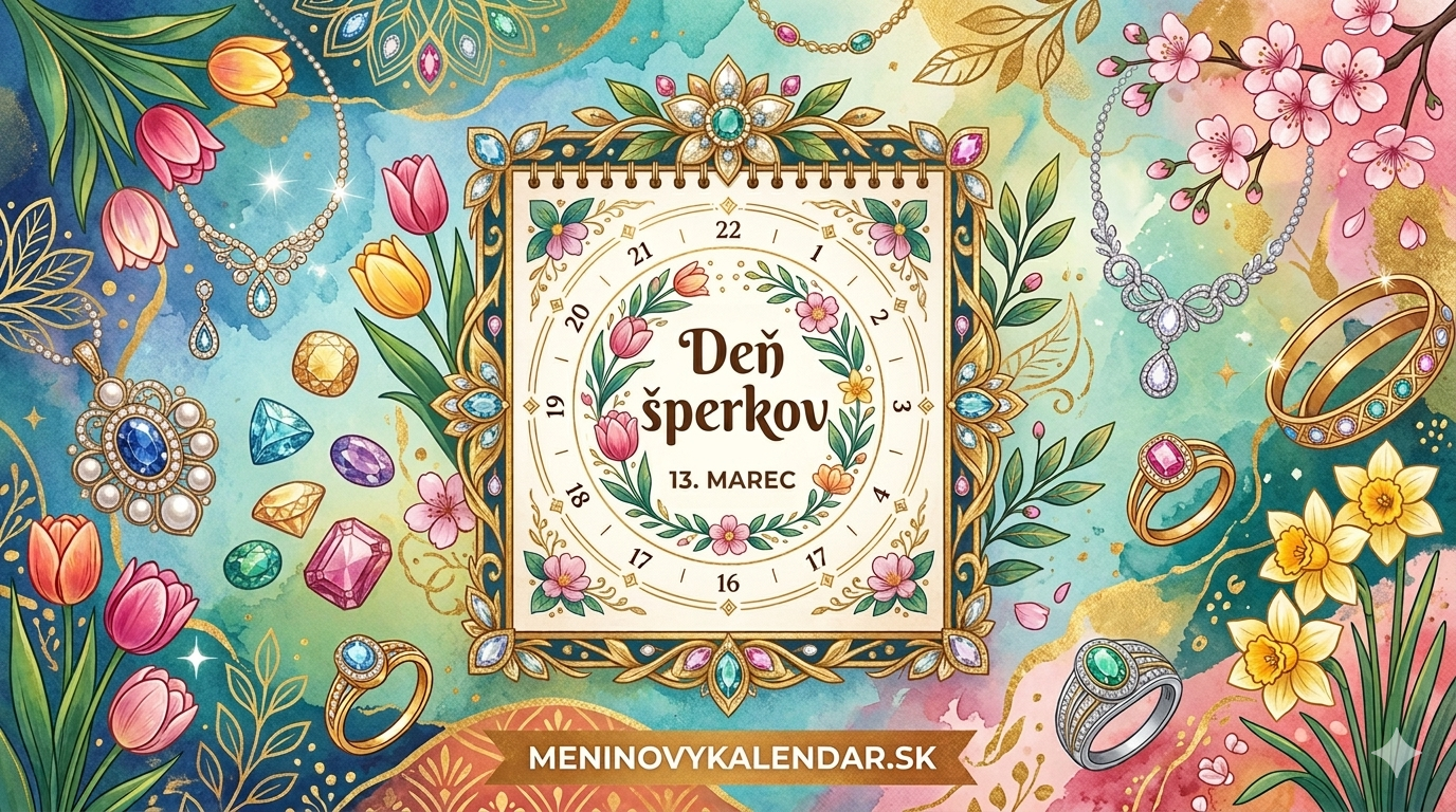 Deň šperkov: Oslava lesku, symboliky a nadčasovej krásy ✨💍💎 (13. marec)