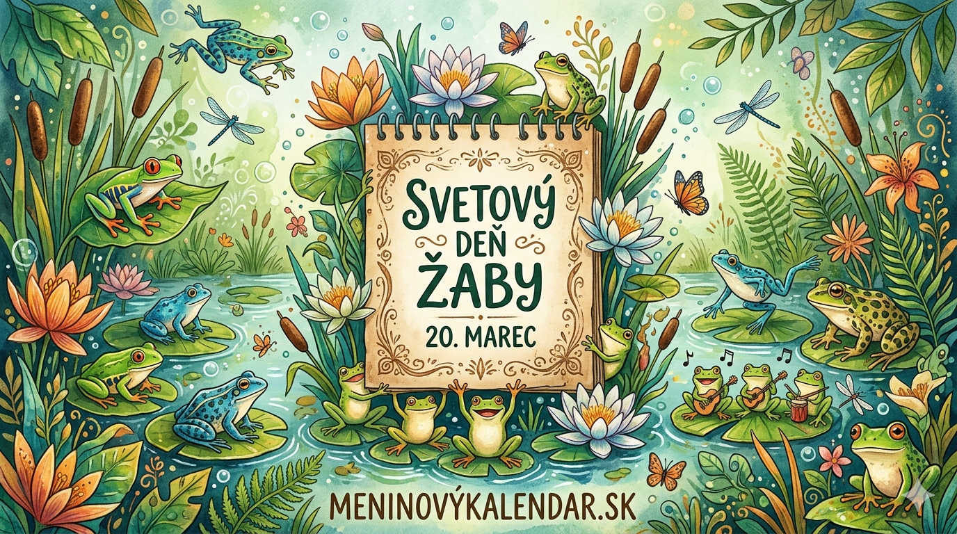 Svetový deň žaby: Prečo sú tieto „zelené indikátory“ kľúčom k nášmu prežitiu? 🐸🌿💧 (20. marec)