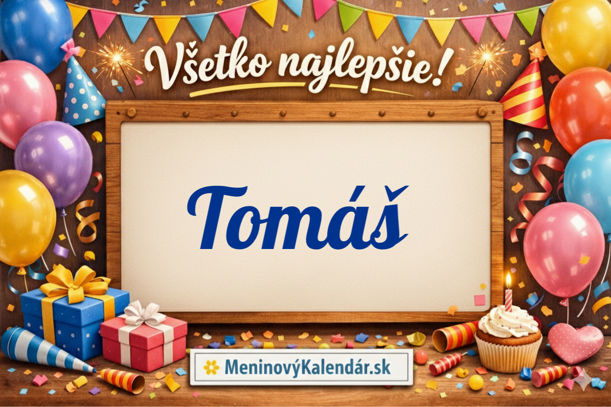 Všetko najlepšie, Tomáš! 🎊 Kompletný sprievodca prianiami, významom mena a tipmi na darčeky