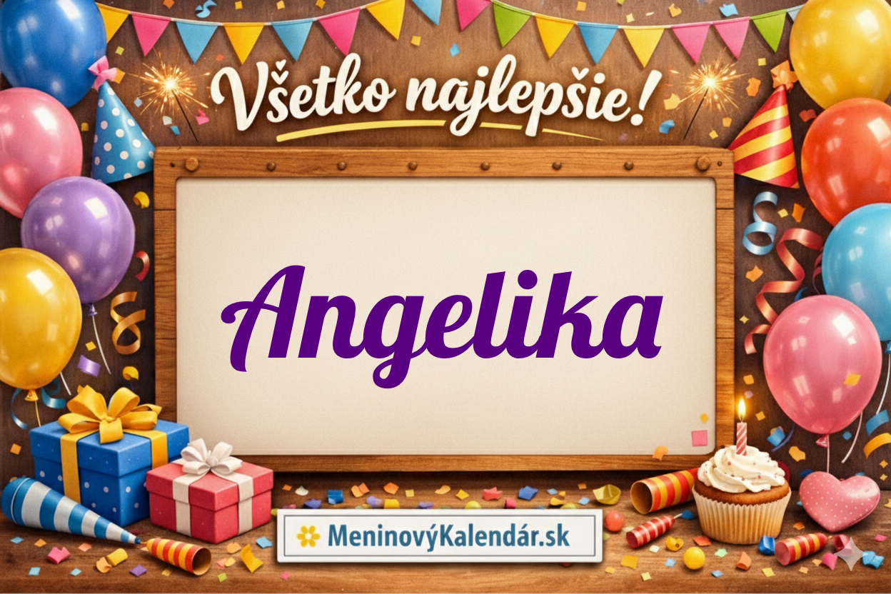 Všetko najlepšie, Angelika! 👼 Kompletný sprievodca meninami, prianiami a tipmi na darčeky