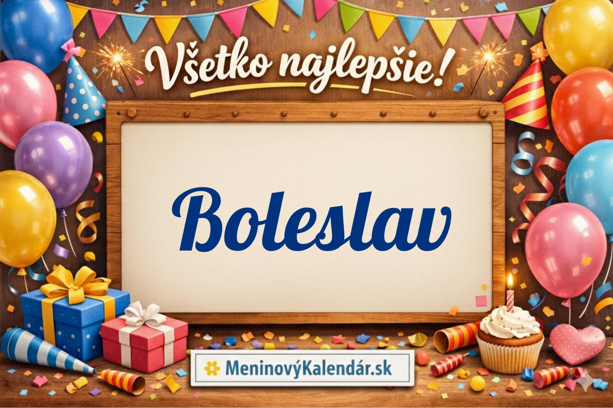 Všetko najlepšie, Boleslav! 🛡️ Najväčší sprievodca meninami, prianiami a tipmi na darčeky