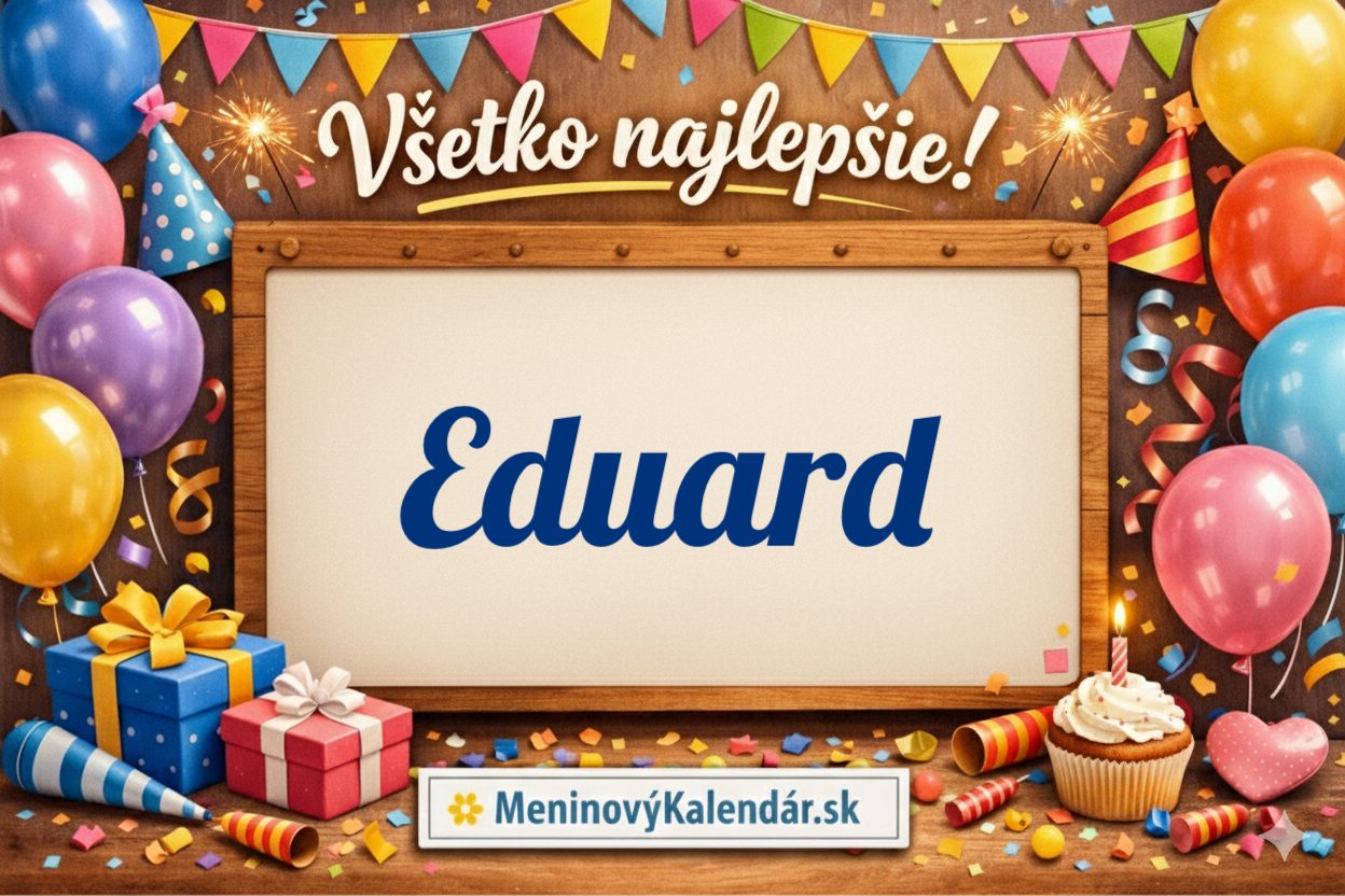 Všetko najlepšie, Eduard! 🛡️ Kompletný sprievodca meninami, prianiami a tipmi na darčeky