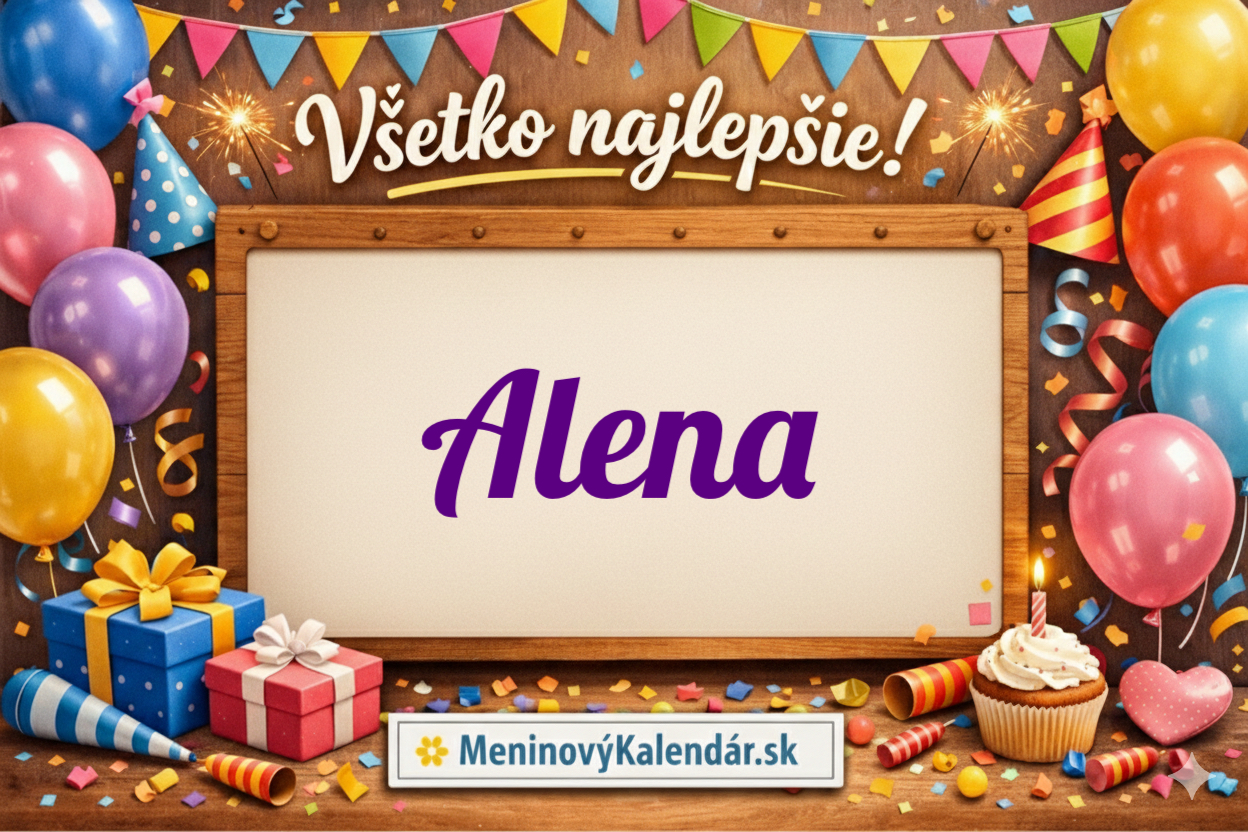 Všetko najlepšie, Alena! 🌸 Najväčší sprievodca meninami: 65 originálnych prianí, význam mena a tipy na darčeky