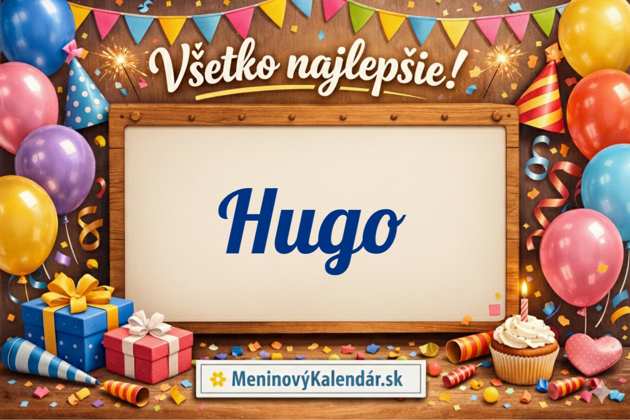 Všetko najlepšie, Hugo! 🎩 Najväčší sprievodca meninami 1. apríla: 65 prianí, význam mena a tipy na darčeky