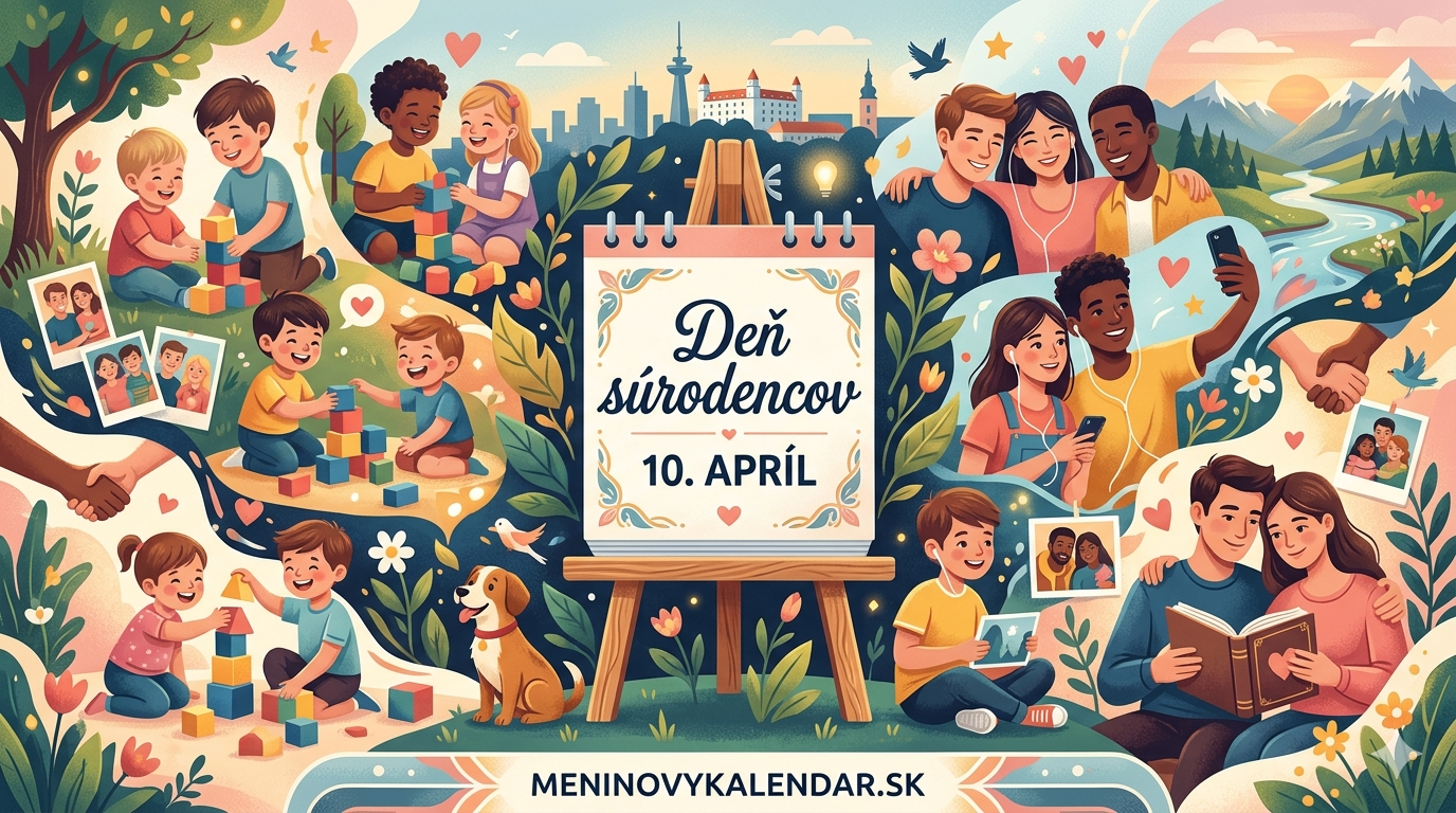 Deň súrodencov: Oslava puta, ktoré trvá celý život 👫👬👭 (10. apríl)