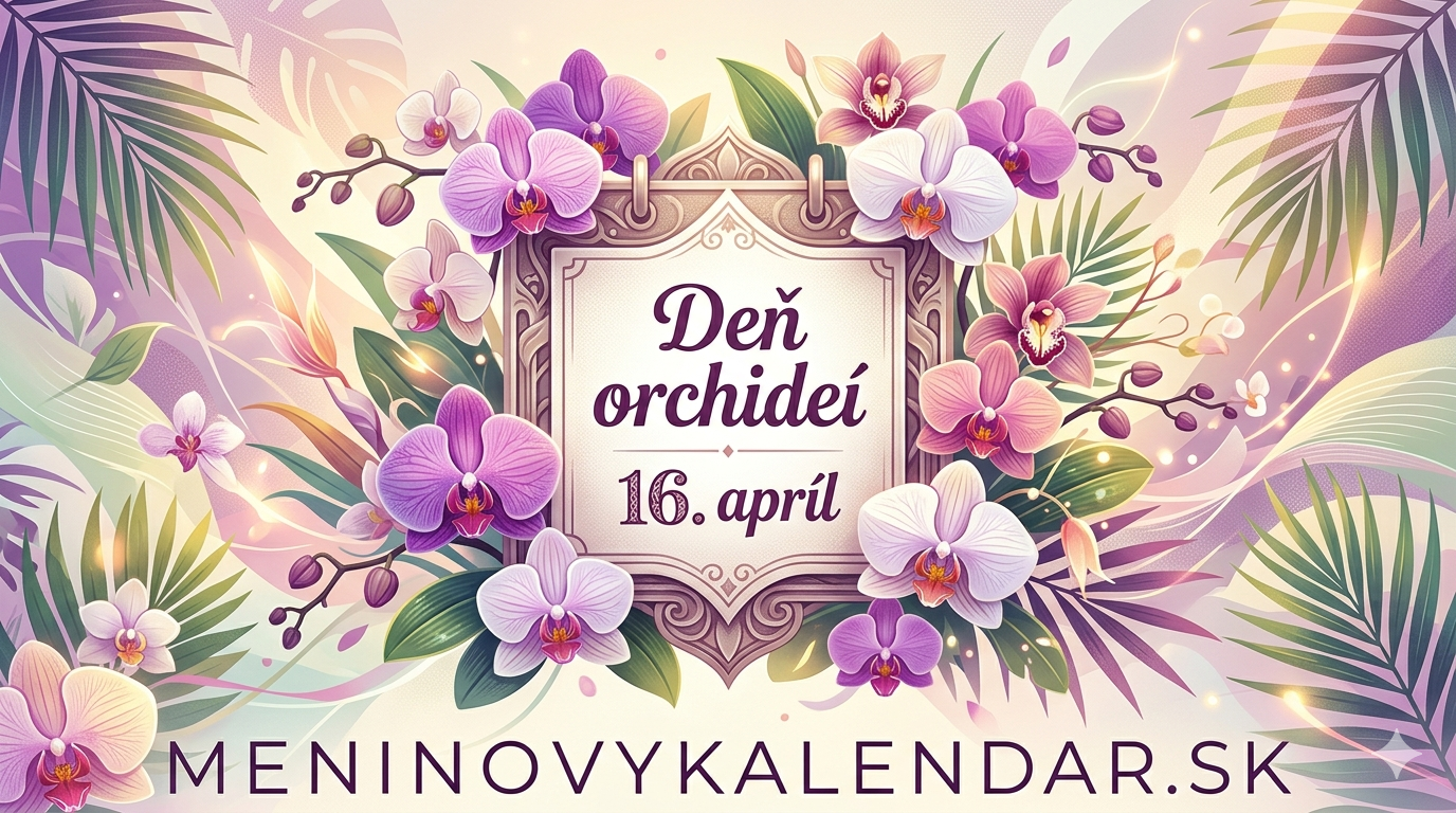 Deň orchideí: Oslava exotickej kráľovnej našich domovov 🌸🍃✨ (16. apríl)