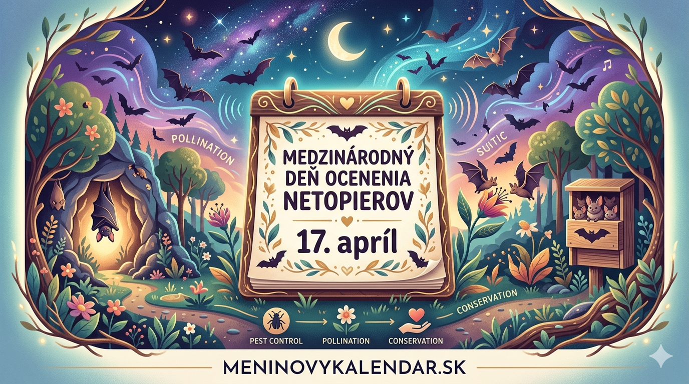 Medzinárodný deň ocenenia netopierov: Noční strážcovia našej prírody 🦇🌑✨ (17. apríl)